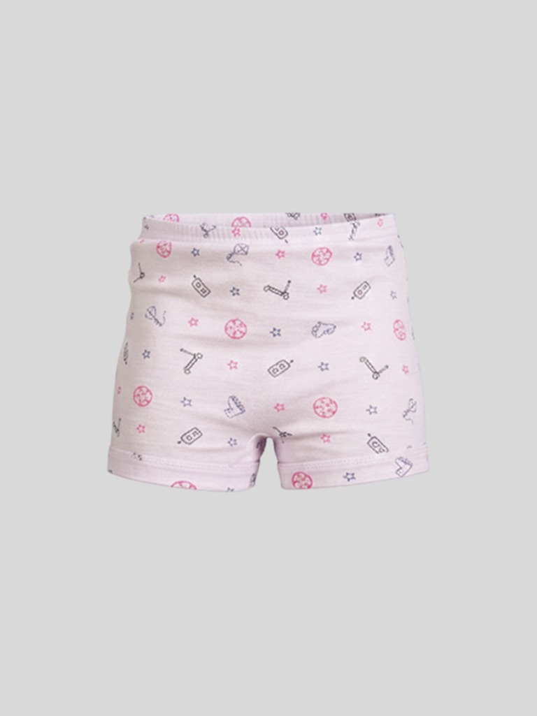 Girls 7 Days Print Drawer Inner Elastic