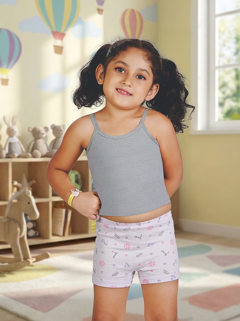 Girls 7 Days Print Drawer Inner Elastic