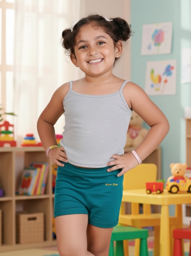 Girls Jeny Plain Drawer Inner Elastic